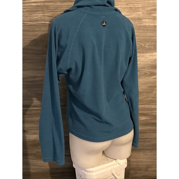 Prana Breathe Ruby Long-Sleeve Fleece V-Neck Pullover Sweatshirt Women's Large - Picture 8 of 10